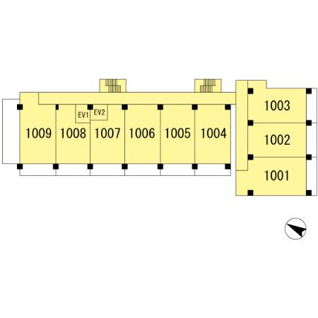 リーラ横浜川和町の区画図