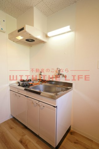 ikka豆津B棟のキッチン|きれいなキッチンです