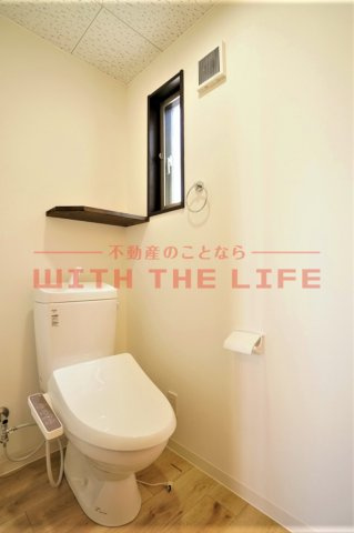 ikka豆津B棟のトイレ|清潔感のあるトイレです