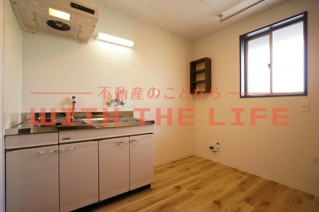 ikka豆津B棟のキッチン|きれいなキッチンです