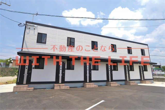 ikka豆津B棟の外観|外はこのようになっています