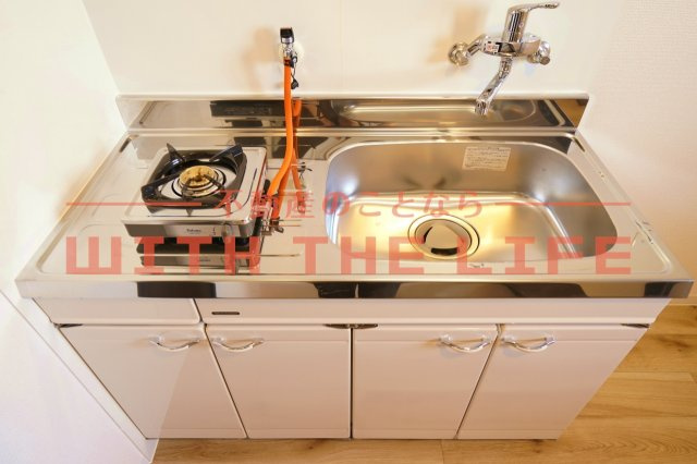 ikka豆津B棟のキッチン|お料理しやすいキッチンです