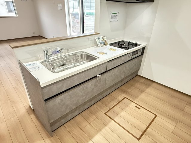 川越市中台2丁目　新築一戸建て　A号棟のキッチン|きれいなキッチンです