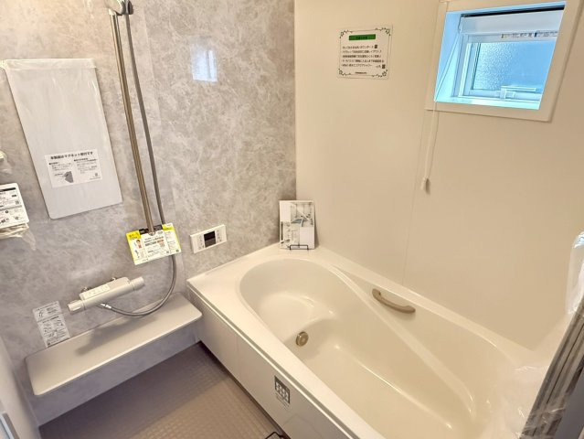 川越市中台2丁目　新築一戸建て　B号棟の浴室|きれいなお風呂です