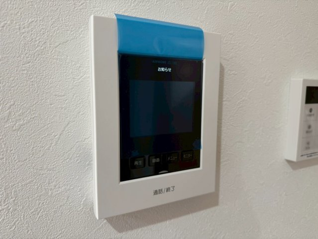 川越市中台2丁目　新築一戸建て　B号棟の防犯設備|モニター付きインターホン