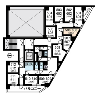 【間取り】 | 日興池袋ビル（旧トウセン池袋ビル）