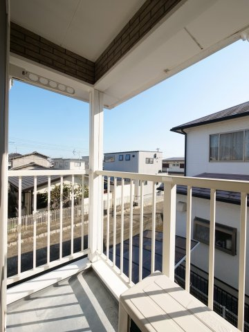 シティハウス益野町のバルコニー