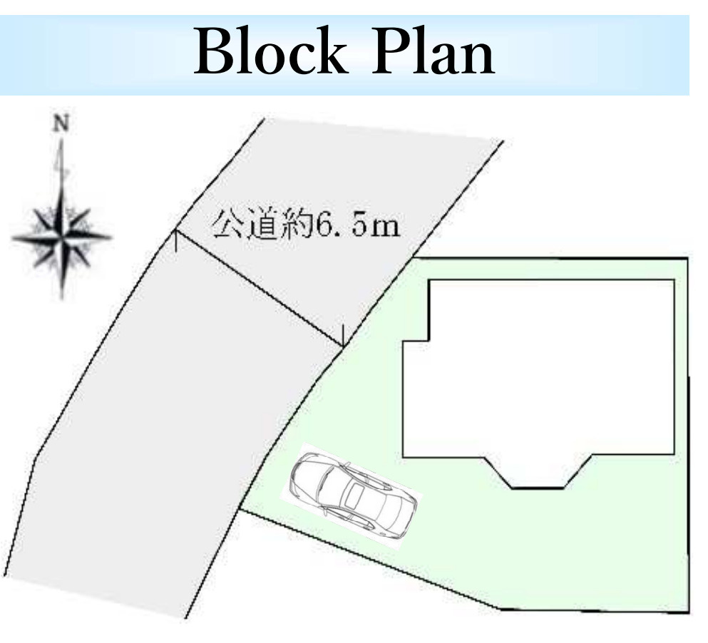 横浜市青葉区鴨志田町　中古戸建【仲介手数料無料】の区画図
