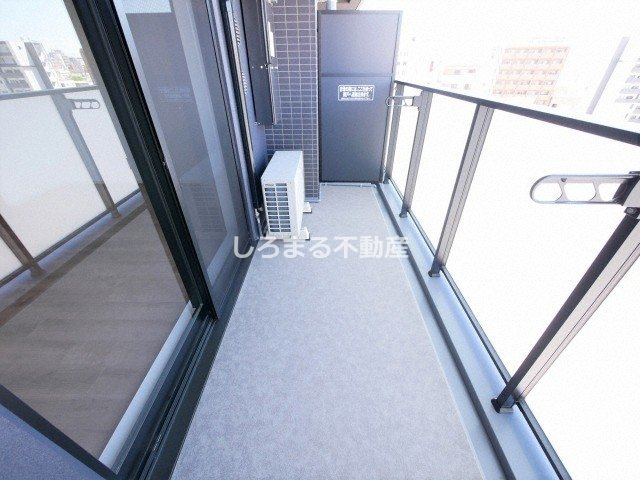 レジュールアッシュ天王寺舟橋のバルコニー