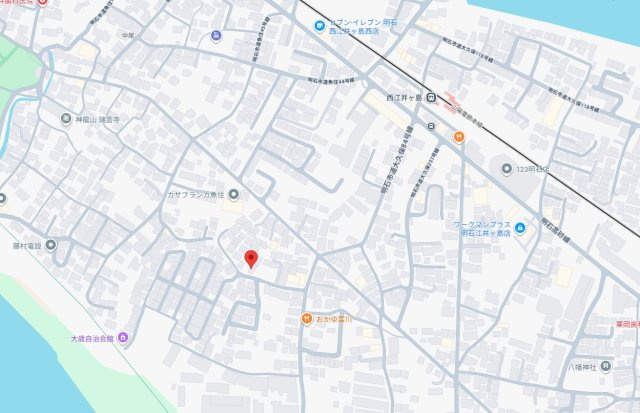 【地図】 | 明石市大久保町西嶋（全1棟）A号棟　新築