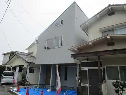 広島市安佐南区山本６丁目　新築一戸建ての外観