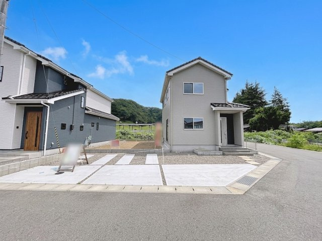 新築戸建・新築建売　西郷村小田倉字前原　小田倉小・西郷第二中の前面道路含む現地写真