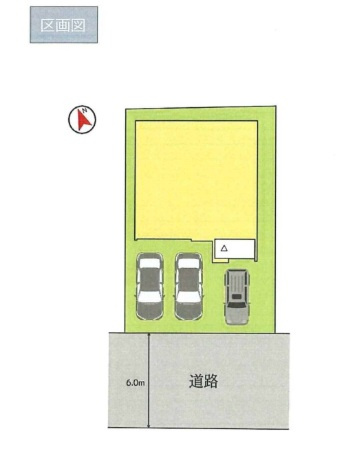 山形市小白川5丁目の区画図