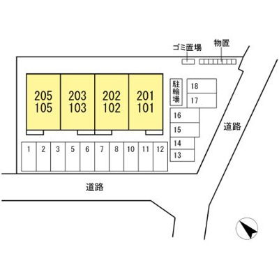 【区画図】 | ソシアⅡ