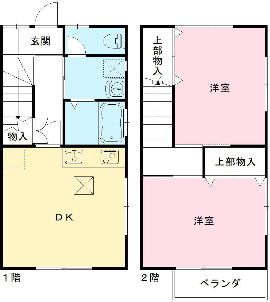 ＨＩＴコート　Ｅの間取り