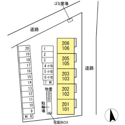 【区画図】 | ロイヤルステージ国屋町