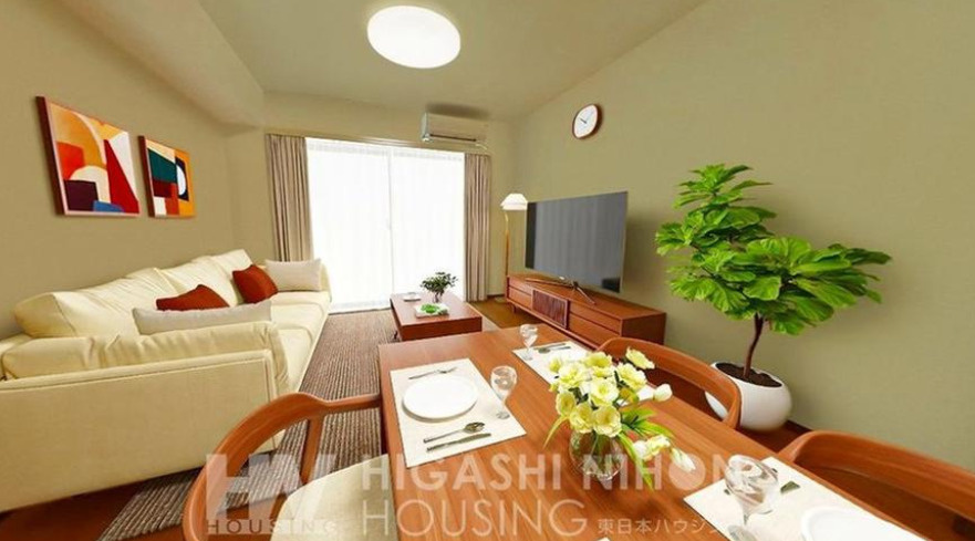 ダイヤパレスつづきの丘の居間・リビング|家族と過ごすひと時は幸せを実感させてくれます。