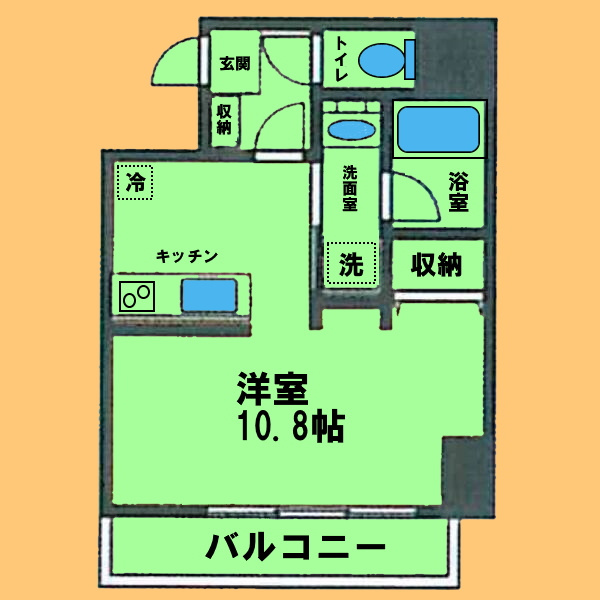 ラグゼナ浄心の間取り|間取り反転タイプ