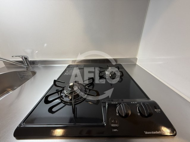 エグゼ大阪シティツヴァイのキッチン|エグゼ大阪CITY ZWEI　コンロ