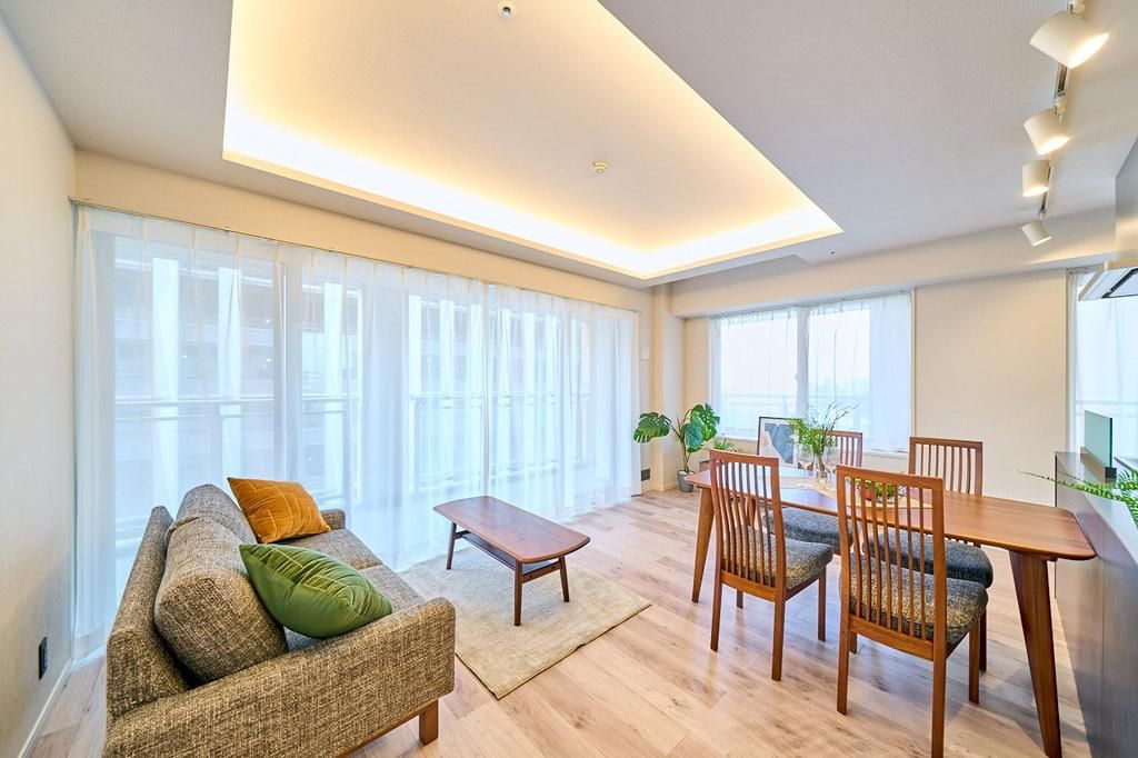 ザ・パークタワー東京サウスの居間・リビング|リビングです