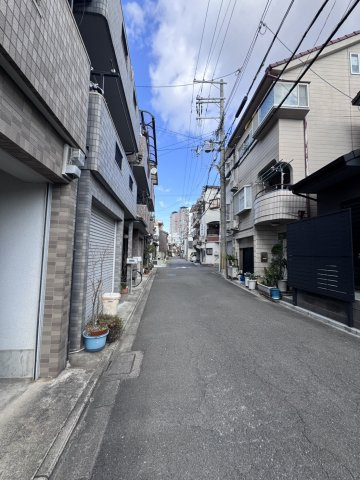 守口市八雲東町2丁目の前面道路含む現地写真