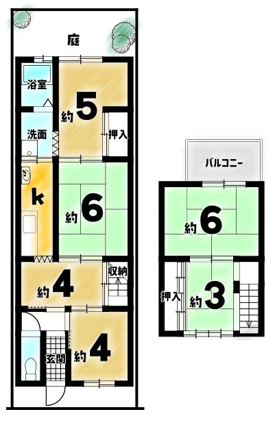 西ノ京南円町の間取り