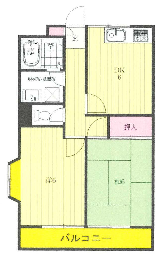 サニーコーポ・ベルの間取り