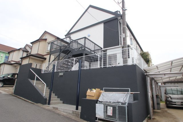 松戸市小金原９丁目のアパートの外観