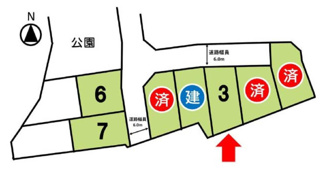 【区画図】 | 大津市雄琴5丁目11　新築戸建