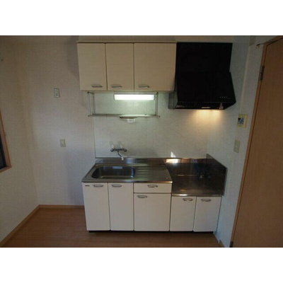 【キッチン】 | ヴィラ雅風 | ガスコンロ設置可。