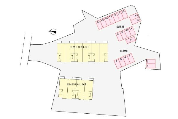 ＥＭＥＲＡＬＤ　Ⅱの駐車場