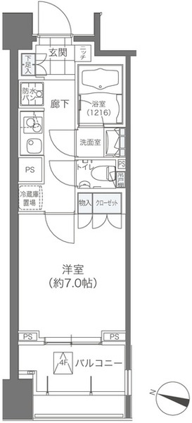 メゾンカルム本郷の間取り