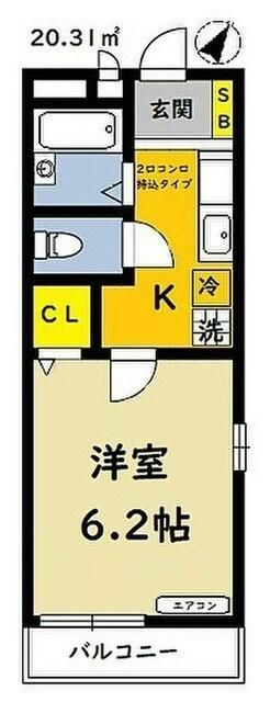 グリーンハウスの間取り