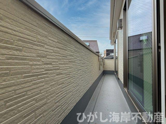平塚市夕陽ケ丘　新築戸建　全２棟のバルコニー|バルコニー