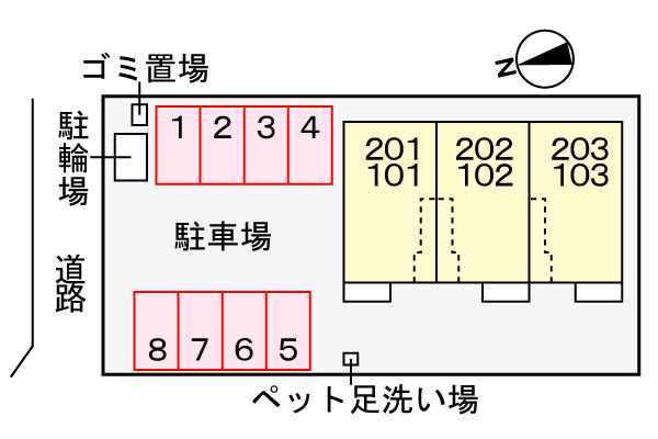 シェノンⅤの区画図