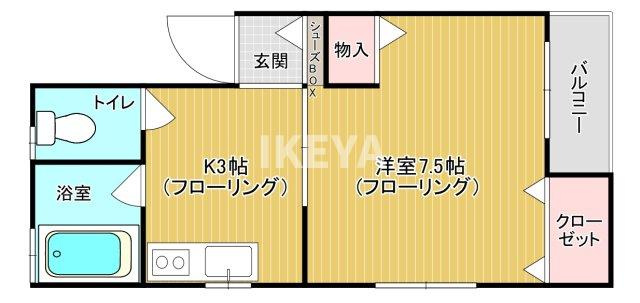 ナカムラハイツの間取り