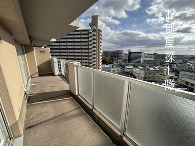 ファミールハイツ久留米 壱番館のバルコニー