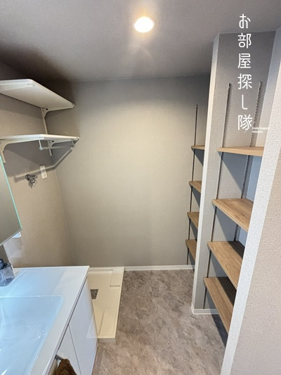 ファミールハイツ久留米 壱番館の独立洗面台