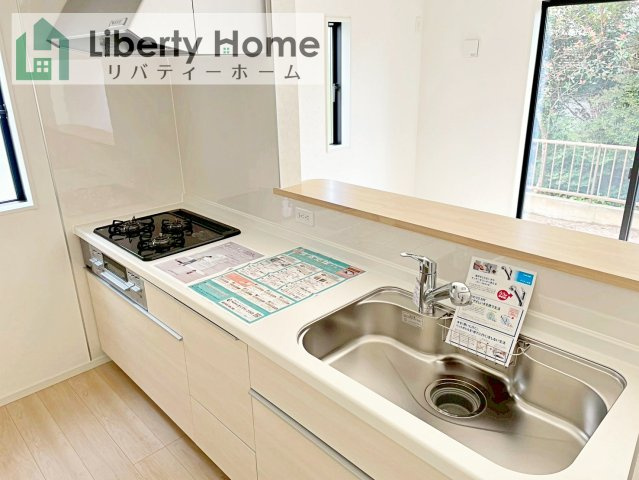 石岡市鹿の子第1　新築戸建　1号棟のキッチン|同形状・同仕様
