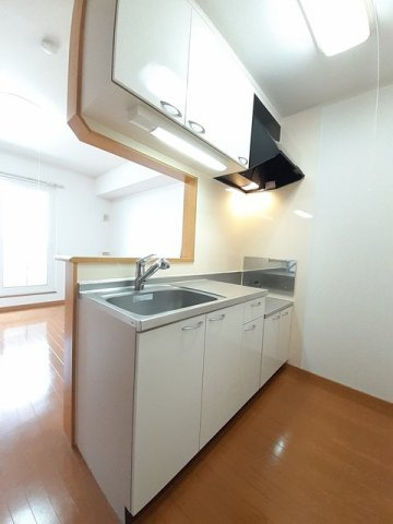 ブライトガーデン　Ａのキッチン