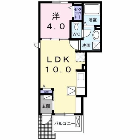 メゾン・ド・ＫＯＵ　Ａの間取り