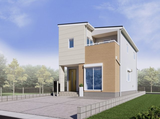 【外観パース】 | 久喜市西　新築戸建　全28棟　23号棟 | 1号棟