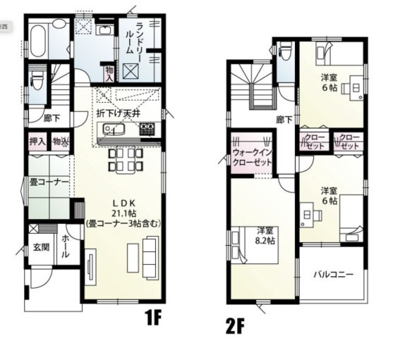 【間取り】 | 久喜市西　新築戸建　全28棟　23号棟