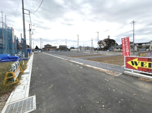 【前面道路含む現地写真】 | 久喜市西　新築戸建　全28棟　23号棟