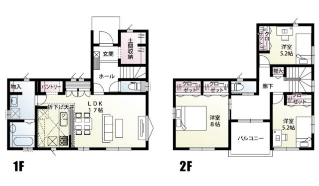 【間取り】 | 鴻巣市筑波1丁目　新築戸建　全1棟　1号棟