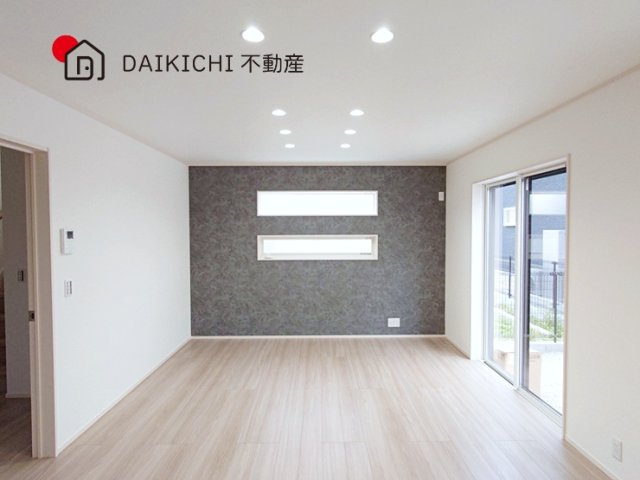 【居間・リビング】 | 鴻巣市筑波1丁目　新築戸建　全1棟　1号棟