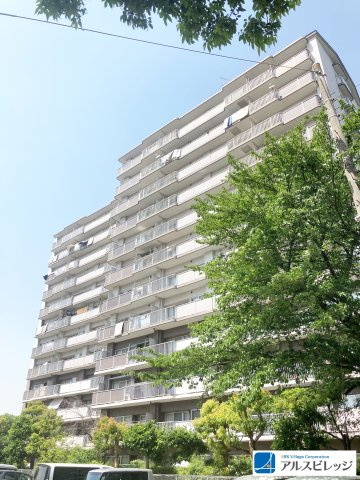 朝日センチュリーみずほ台C棟の外観|緑溢れる外観です