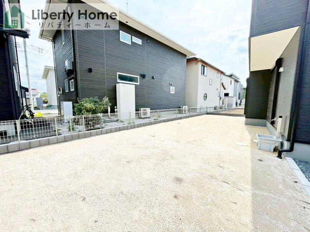 かすみがうら市下稲吉2期　新築戸建　6号棟の庭