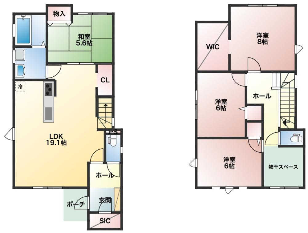 八戸市根城7丁目の間取り