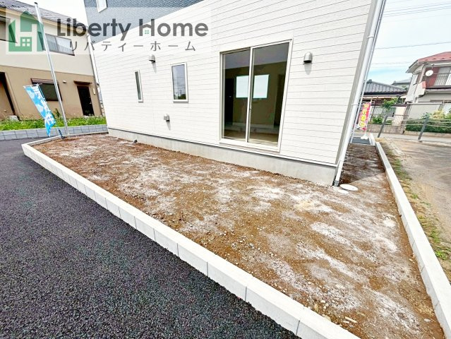 石岡市鹿の子第1　新築戸建　2号棟の庭